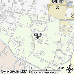 大分県宇佐市中原205周辺の地図