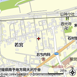 愛媛県大洲市若宮829-3周辺の地図