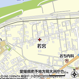 愛媛県大洲市若宮780-1周辺の地図