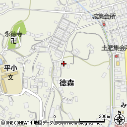 愛媛県大洲市徳森2475周辺の地図