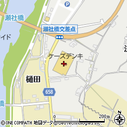 ケーズデンキ宇佐店周辺の地図
