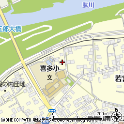 愛媛県大洲市若宮227-1周辺の地図
