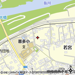 愛媛県大洲市若宮225-1周辺の地図