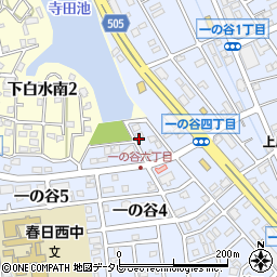 福岡県春日市一の谷6丁目48周辺の地図