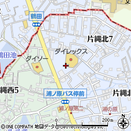 ダイレックス那珂川店周辺の地図