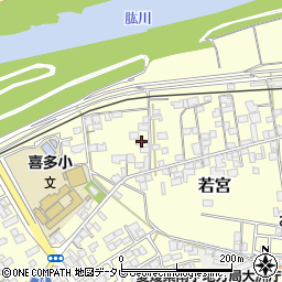 愛媛県大洲市若宮201周辺の地図