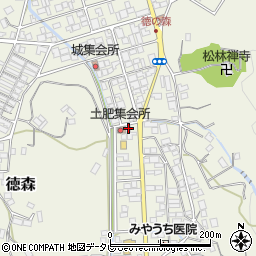愛媛県大洲市徳森2321-142周辺の地図