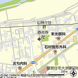 愛媛県大洲市若宮875周辺の地図