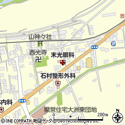 愛媛県大洲市若宮888周辺の地図