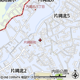 福岡県那珂川市片縄北周辺の地図