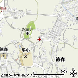 愛媛県大洲市徳森1298周辺の地図