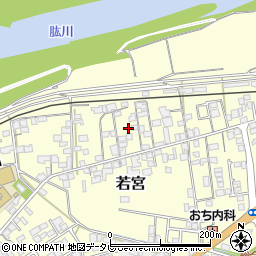 愛媛県大洲市若宮118-1周辺の地図