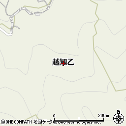 高知県越知町（高岡郡）越知乙周辺の地図