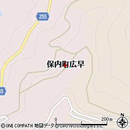 愛媛県八幡浜市保内町広早周辺の地図