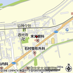 愛媛県大洲市若宮896-2周辺の地図