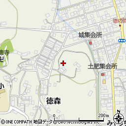 愛媛県大洲市徳森2447周辺の地図