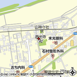 愛媛県大洲市若宮874周辺の地図