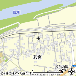 愛媛県大洲市若宮120周辺の地図