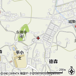 愛媛県大洲市徳森1304-5周辺の地図