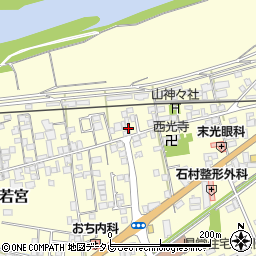 愛媛県大洲市若宮49周辺の地図