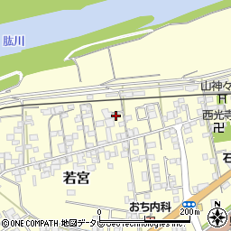 愛媛県大洲市若宮81-4周辺の地図