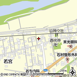 愛媛県大洲市若宮54-2周辺の地図
