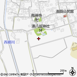 湊疫神社周辺の地図