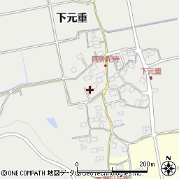 大分県宇佐市下元重737-1周辺の地図