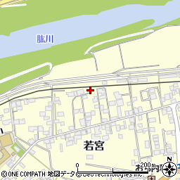 愛媛県大洲市若宮127周辺の地図
