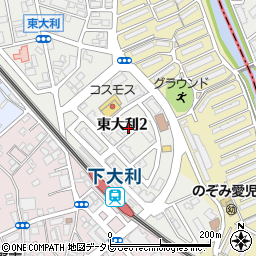 Ｄ－ｒｏｏｍ下大利駅前周辺の地図