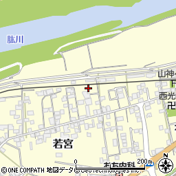 愛媛県大洲市若宮85-2周辺の地図