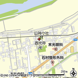 愛媛県大洲市若宮37-3周辺の地図