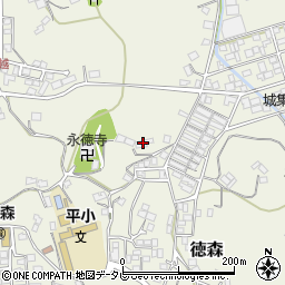 愛媛県大洲市徳森1309周辺の地図