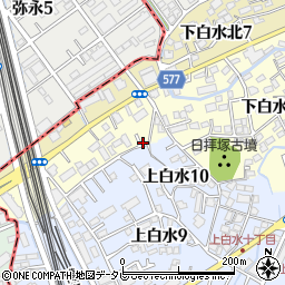 福岡県春日市下白水南7丁目86-7周辺の地図