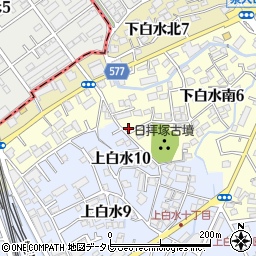 福岡県春日市下白水南7丁目62周辺の地図