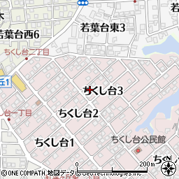 福岡県春日市ちくし台3丁目31周辺の地図