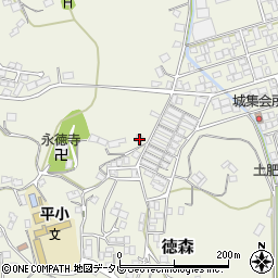 愛媛県大洲市徳森1308周辺の地図