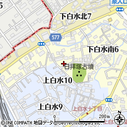 福岡県春日市下白水南7丁目62-3周辺の地図