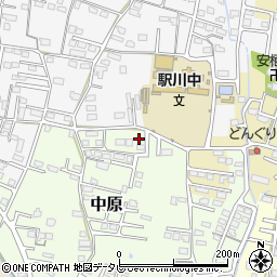 大分県宇佐市中原190周辺の地図