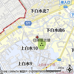 福岡県春日市下白水南7丁目60周辺の地図
