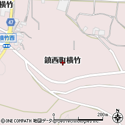 佐賀県唐津市鎮西町横竹周辺の地図