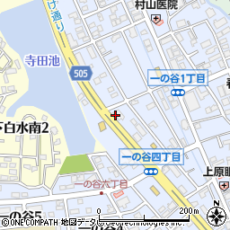 福岡県春日市一の谷1丁目159周辺の地図