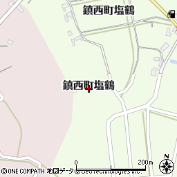 佐賀県唐津市鎮西町塩鶴周辺の地図