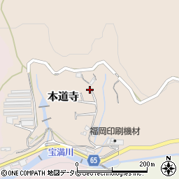 福岡県筑紫野市本道寺772周辺の地図