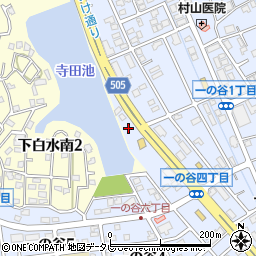 福岡県春日市一の谷6丁目72周辺の地図