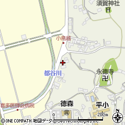 愛媛県大洲市徳森1212周辺の地図