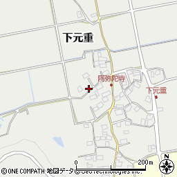 大分県宇佐市下元重755-2周辺の地図