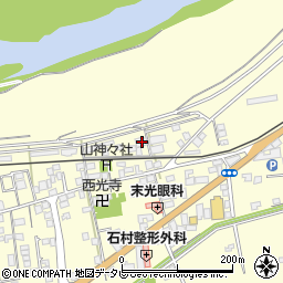 愛媛県大洲市若宮18周辺の地図
