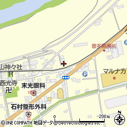 愛媛県大洲市若宮1452-1周辺の地図