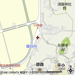 愛媛県大洲市徳森1199-1周辺の地図